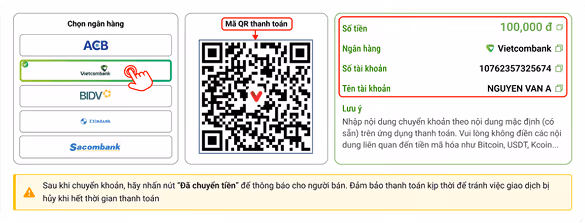 Thanh toán cho người bán